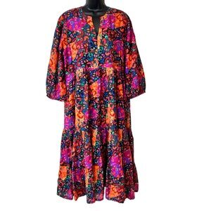 BRITON COURT orchid maxi dress